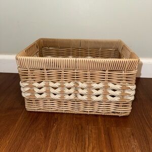 Wicker Basket for Dog Storage